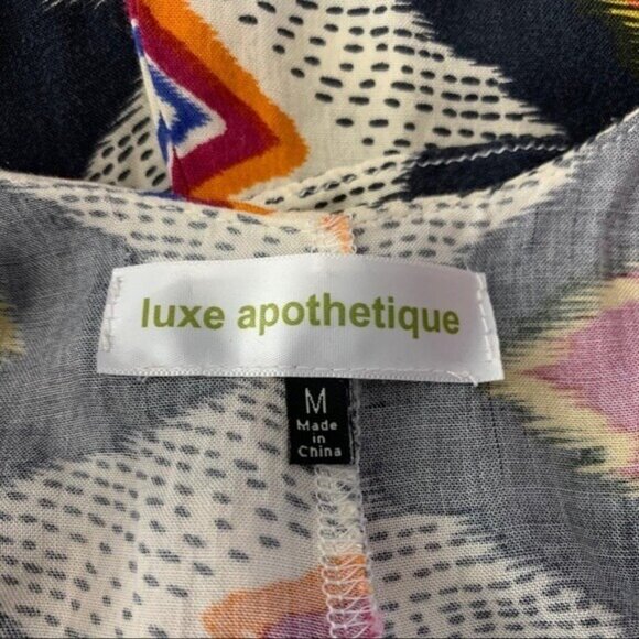 Luxe Apothétique Maxi Dress Medium Summer Boho Resortwear Festival Casual - Picture 4 of 6